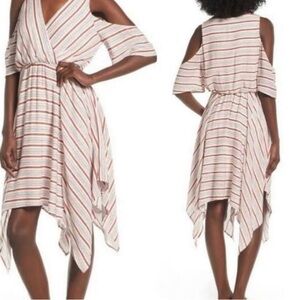 NWT Dee Elly Cold Shoulder Dress - Rust